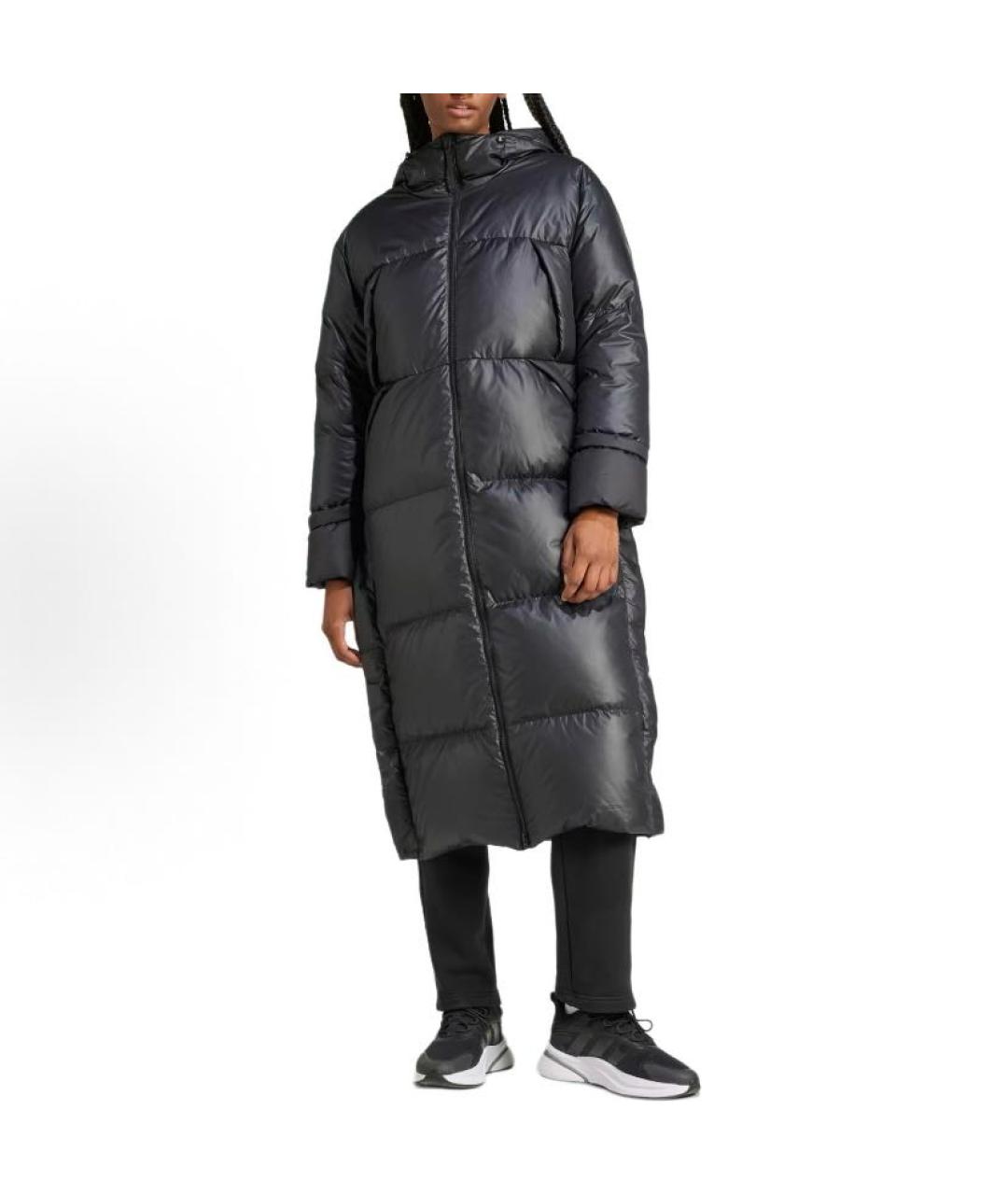 ADIDAS Черный полиэстеровый пуховик, фото 3