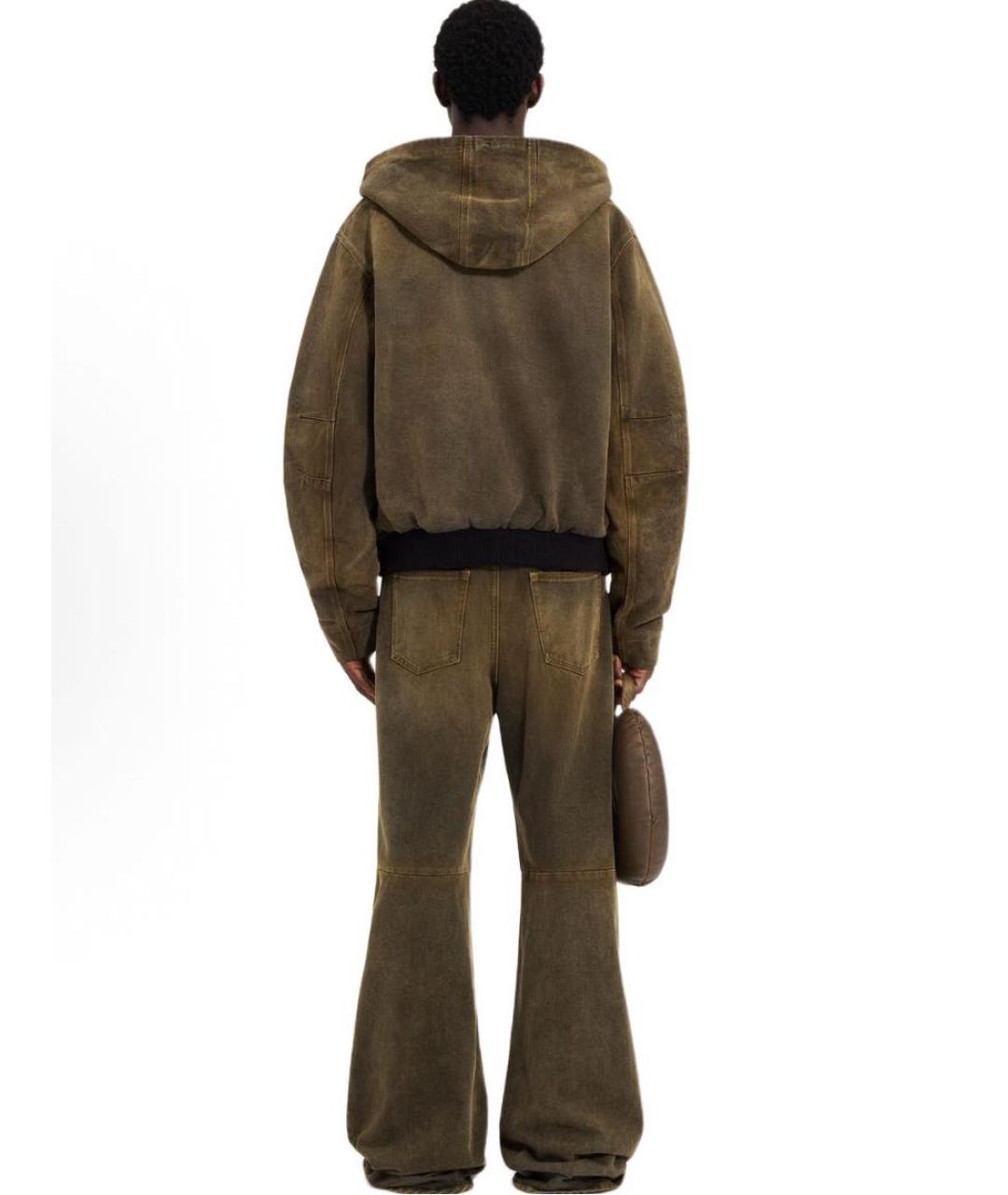 MM6 MAISON MARGIELA Хаки хлопковая куртка, фото 6