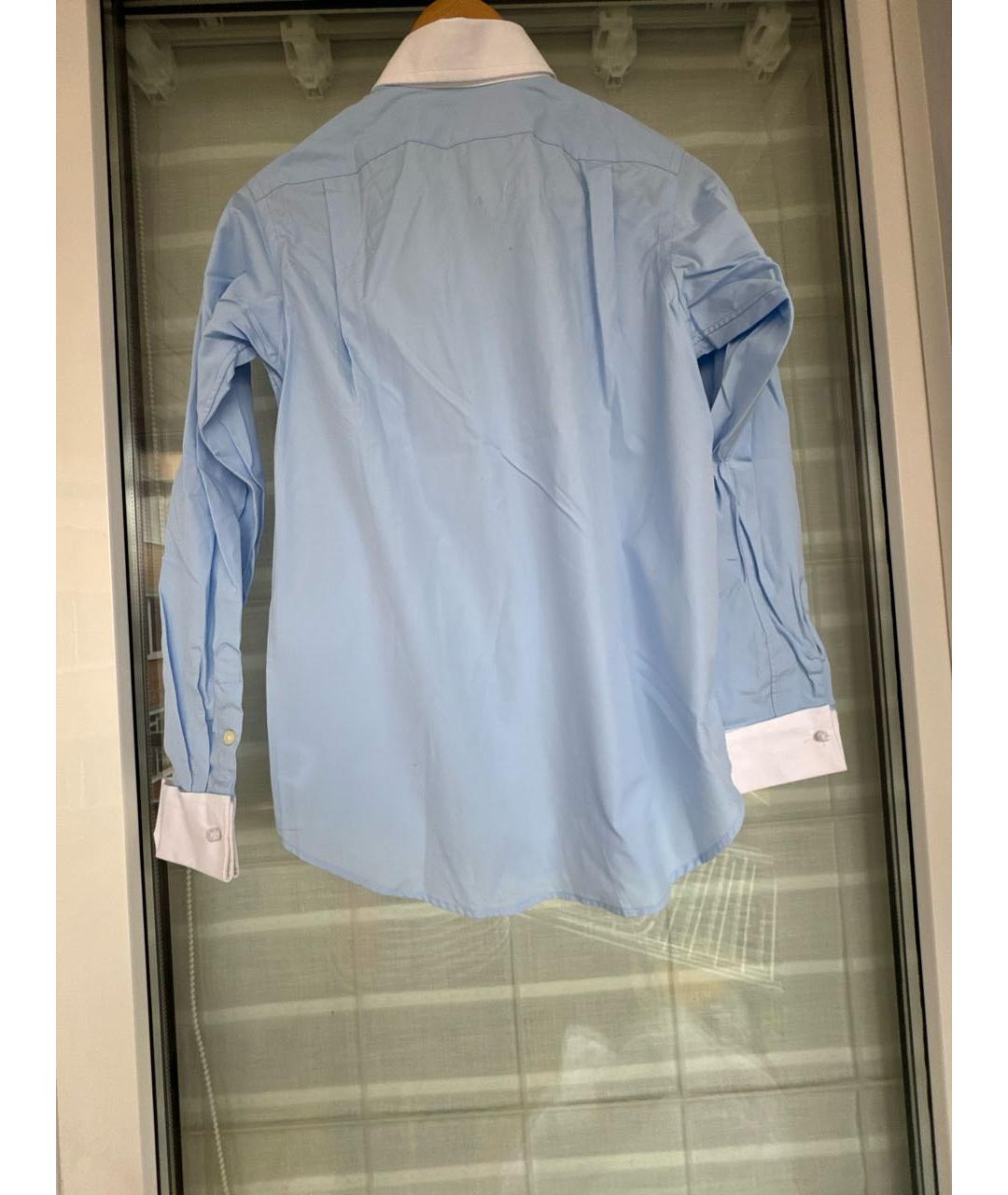 POLO RALPH LAUREN Голубая хлопковая детская рубашка, фото 2