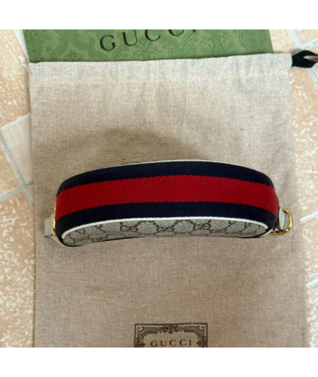 GUCCI Кожаная сумка с короткими ручками, фото 5