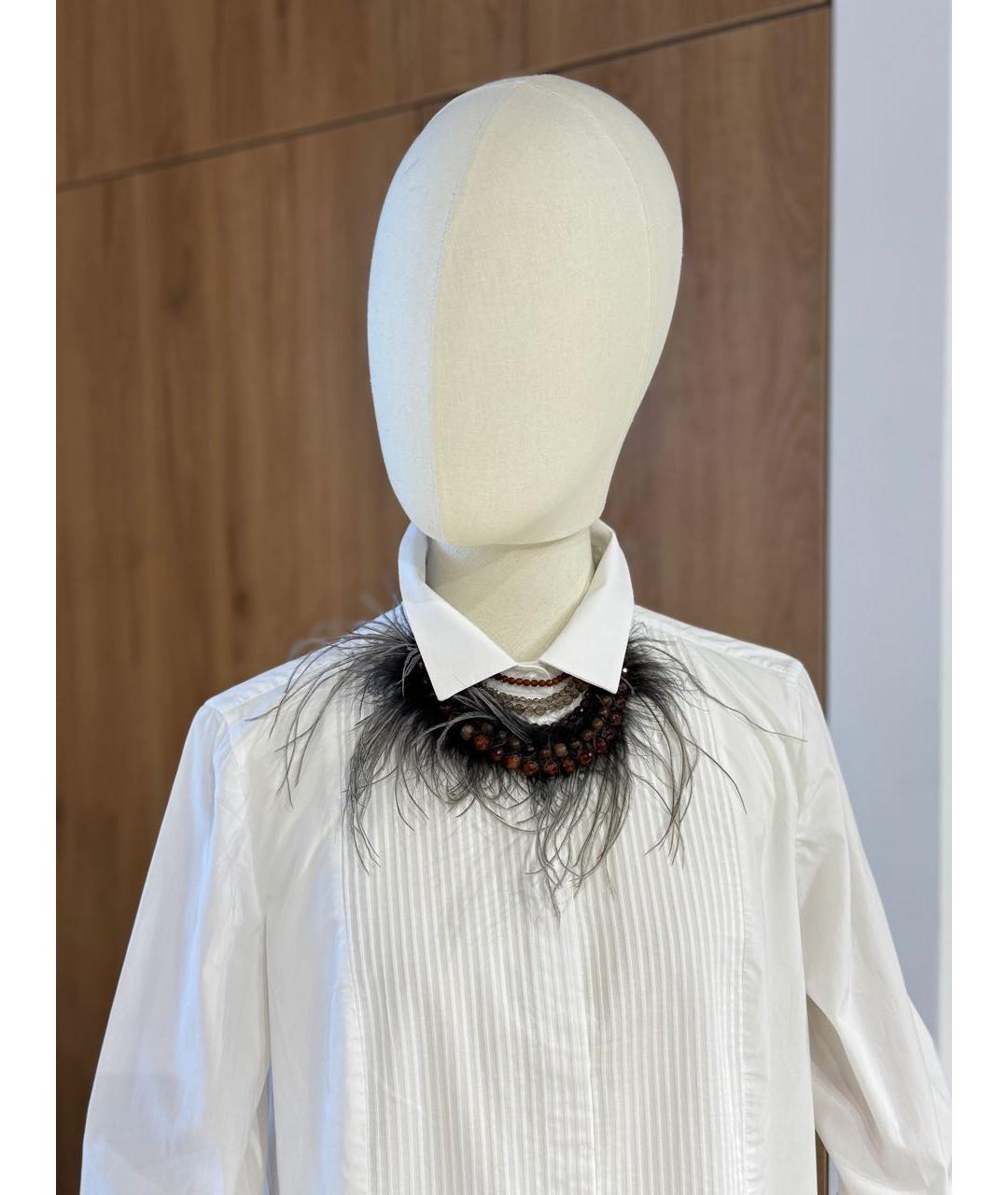 BRUNELLO CUCINELLI Антрацитовое стеклянное колье, фото 6