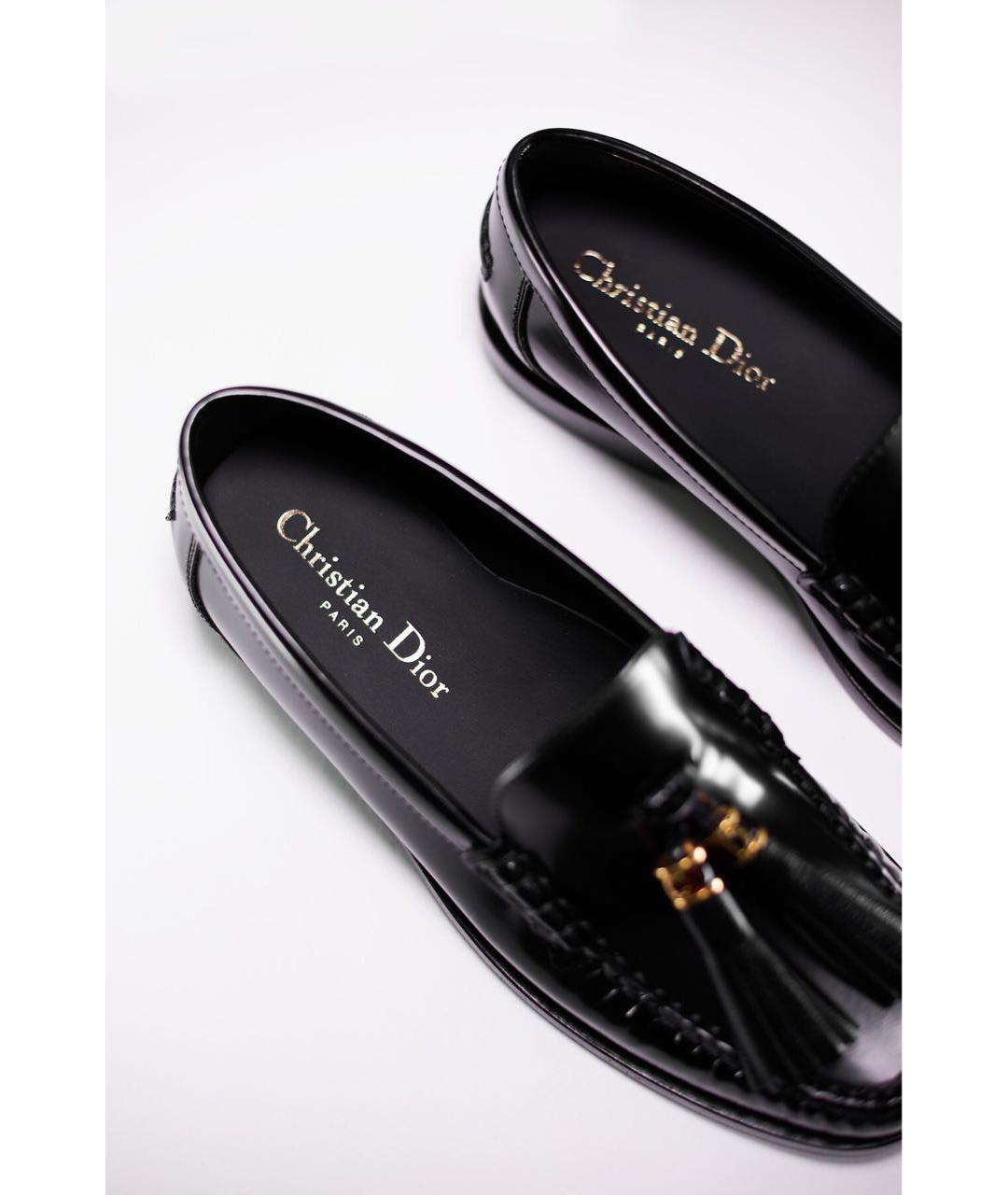 CHRISTIAN DIOR Кожаные лоферы, фото 2