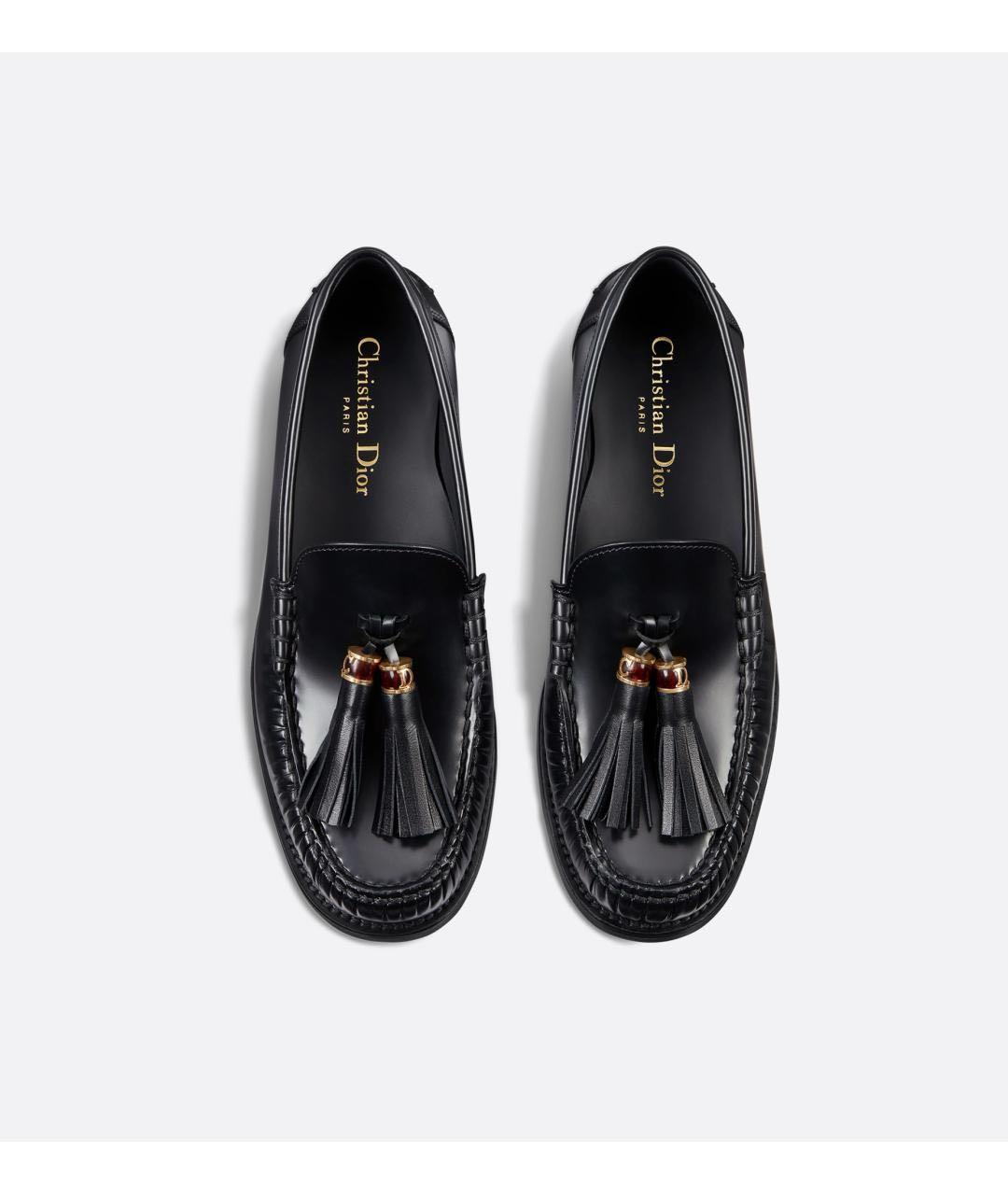 CHRISTIAN DIOR Кожаные лоферы, фото 3