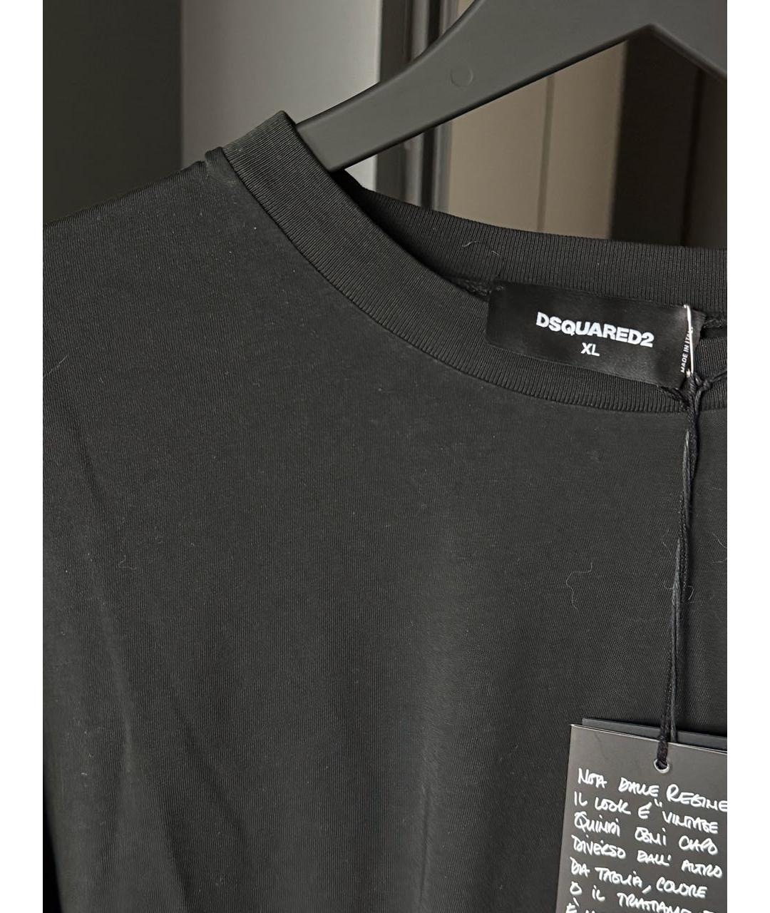 DSQUARED2 Черная футболка, фото 4