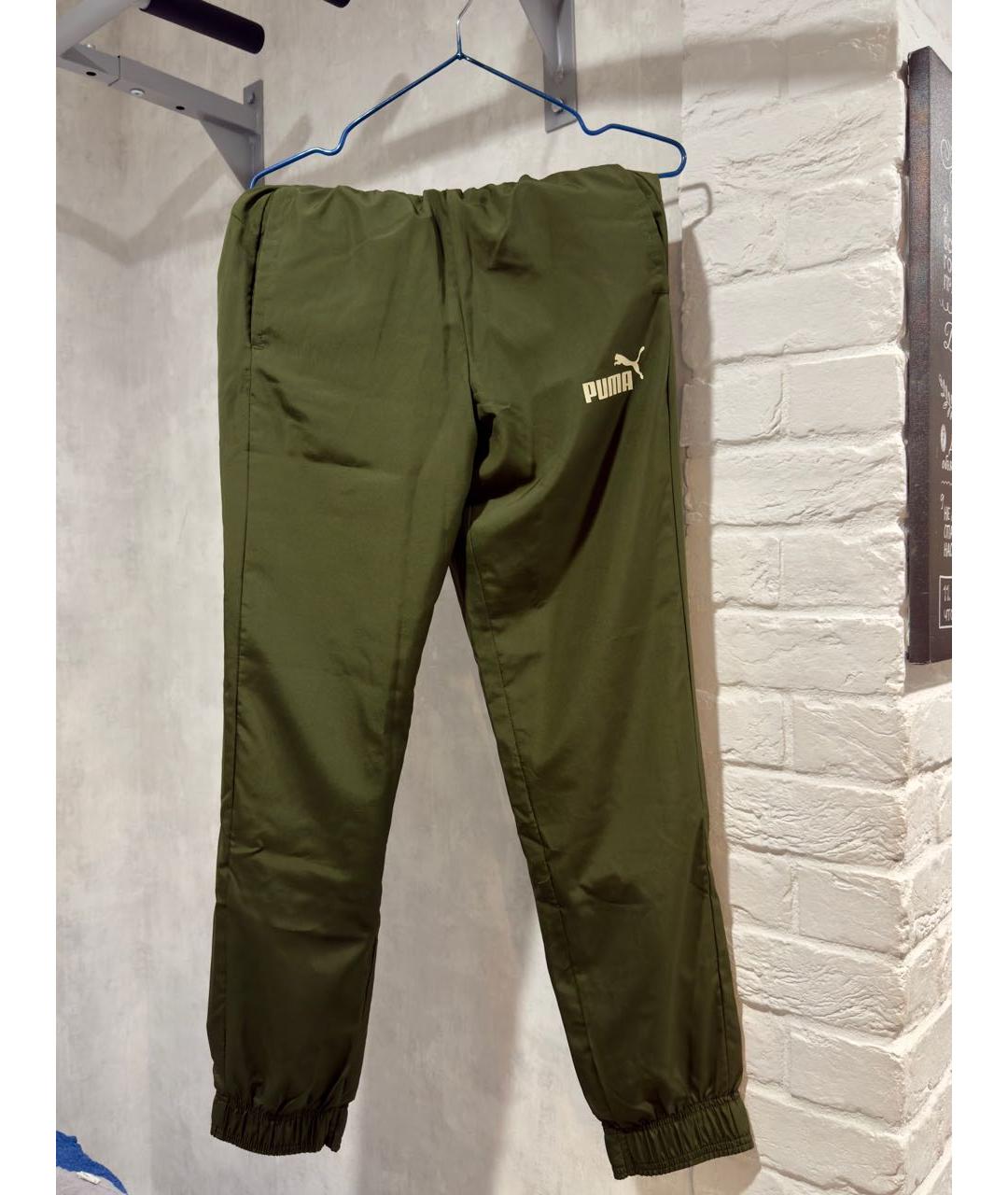 PUMA Хаки полиэстеровый спортивный костюм, фото 2