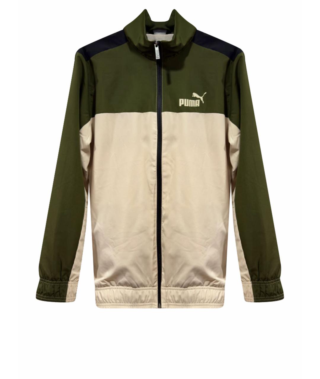 PUMA Хаки полиэстеровый спортивный костюм, фото 1