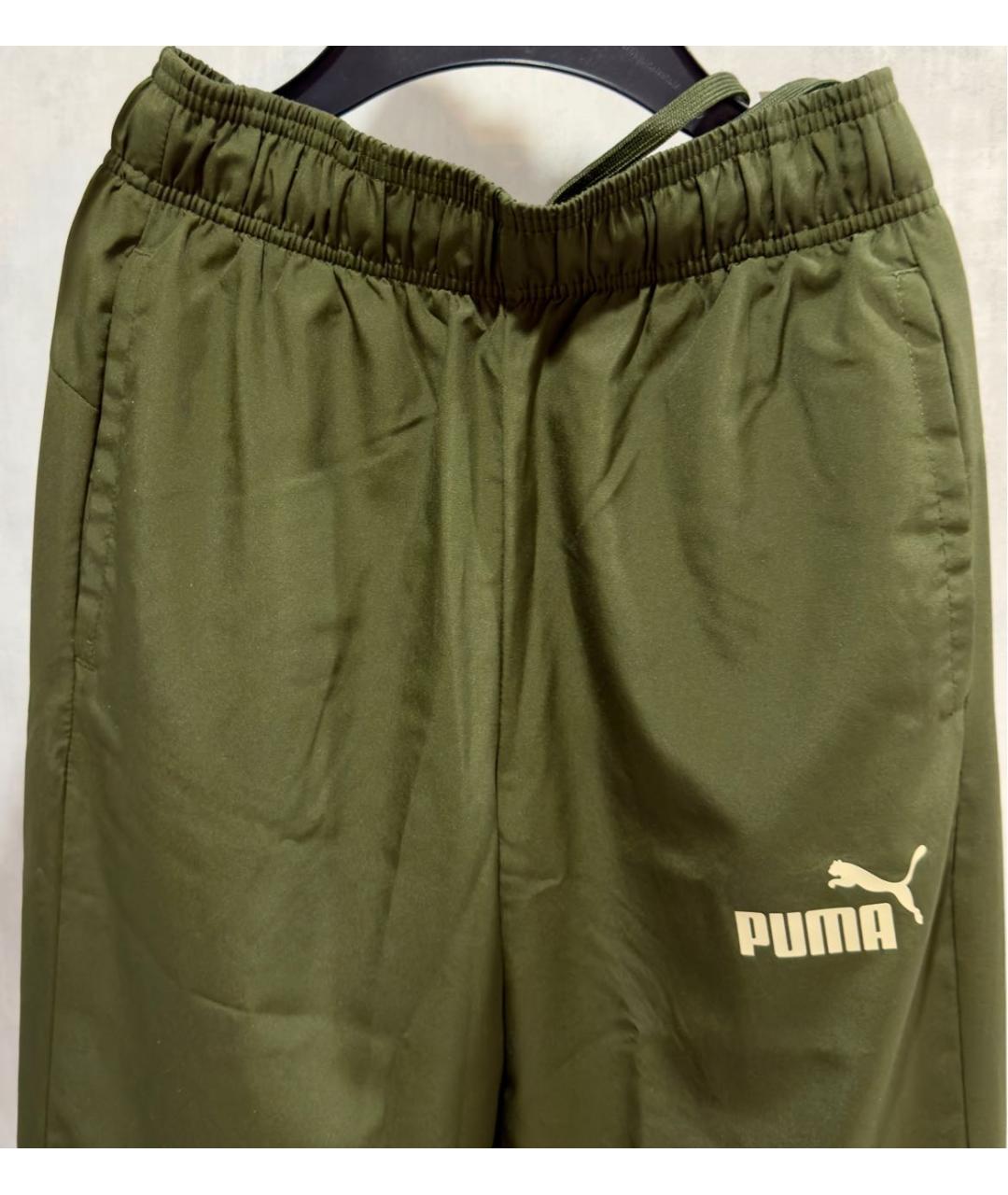 PUMA Хаки полиэстеровый спортивный костюм, фото 3