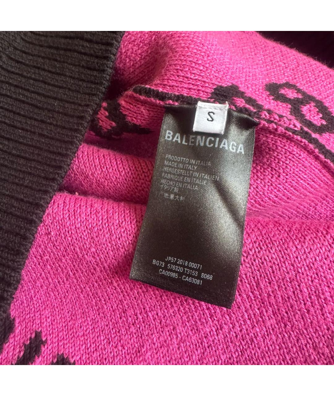 BALENCIAGA Черный хлопковый джемпер / свитер, фото 4