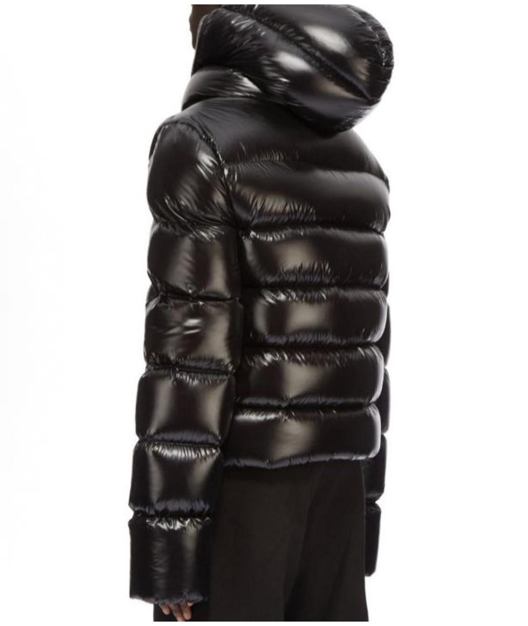 RICK OWENS Черный полиамидовый пуховик, фото 4