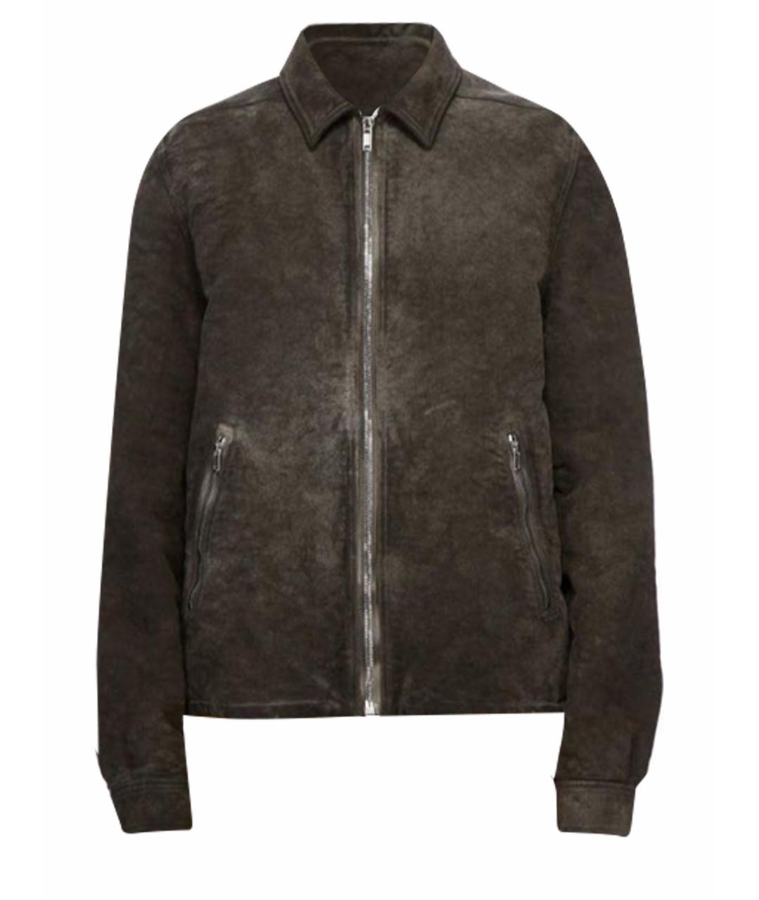 RICK OWENS DRKSHDW Коричневая хлопковая куртка, фото 1