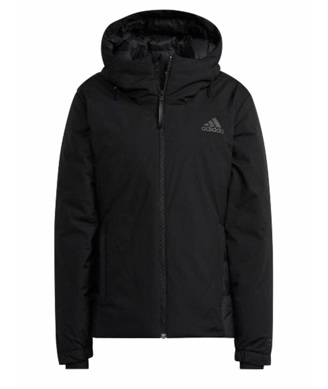 ADIDAS Черная полиэстеровая куртка, фото 8