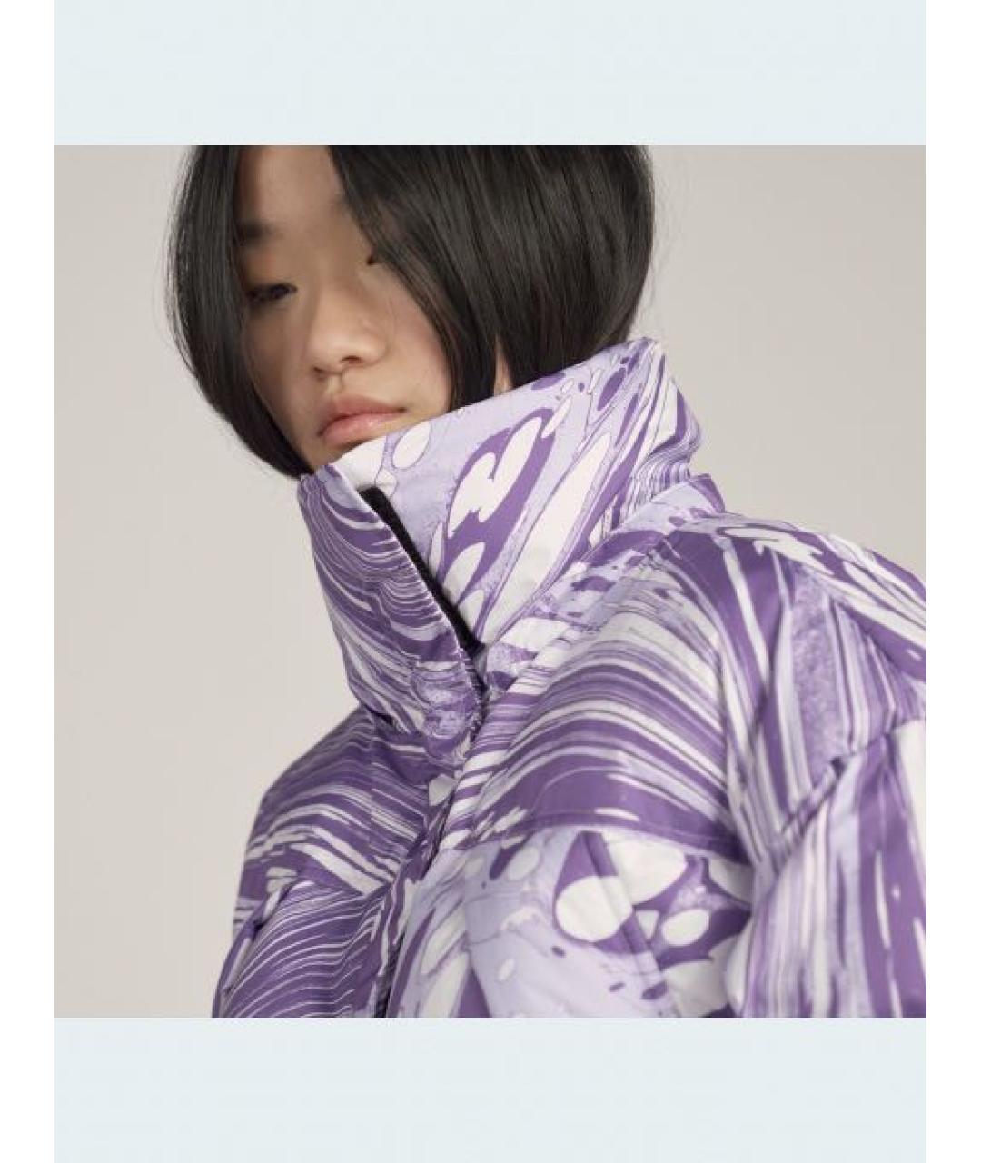 ADIDAS BY STELLA MCCARTNEY Фиолетовая полиэстеровая куртка, фото 2