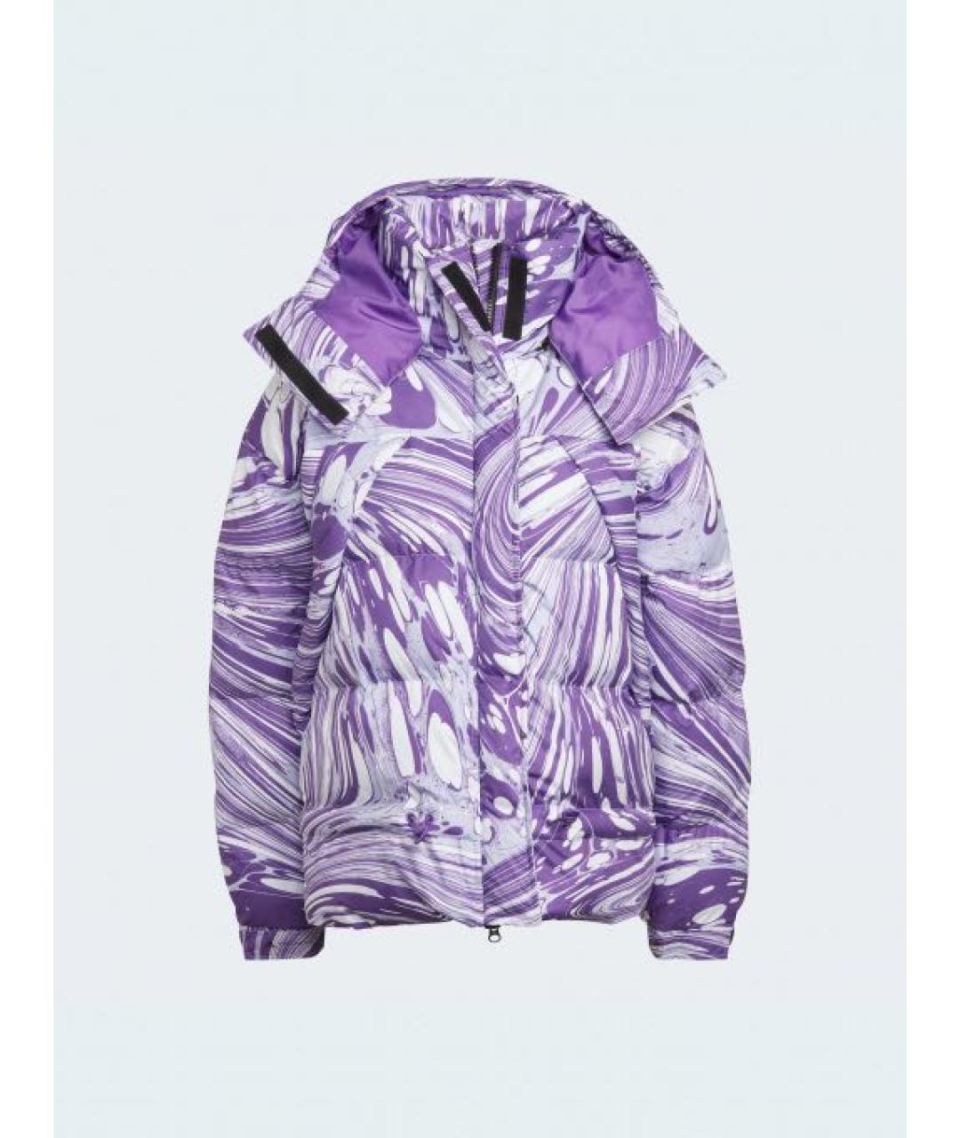 ADIDAS BY STELLA MCCARTNEY Фиолетовая полиэстеровая куртка, фото 7