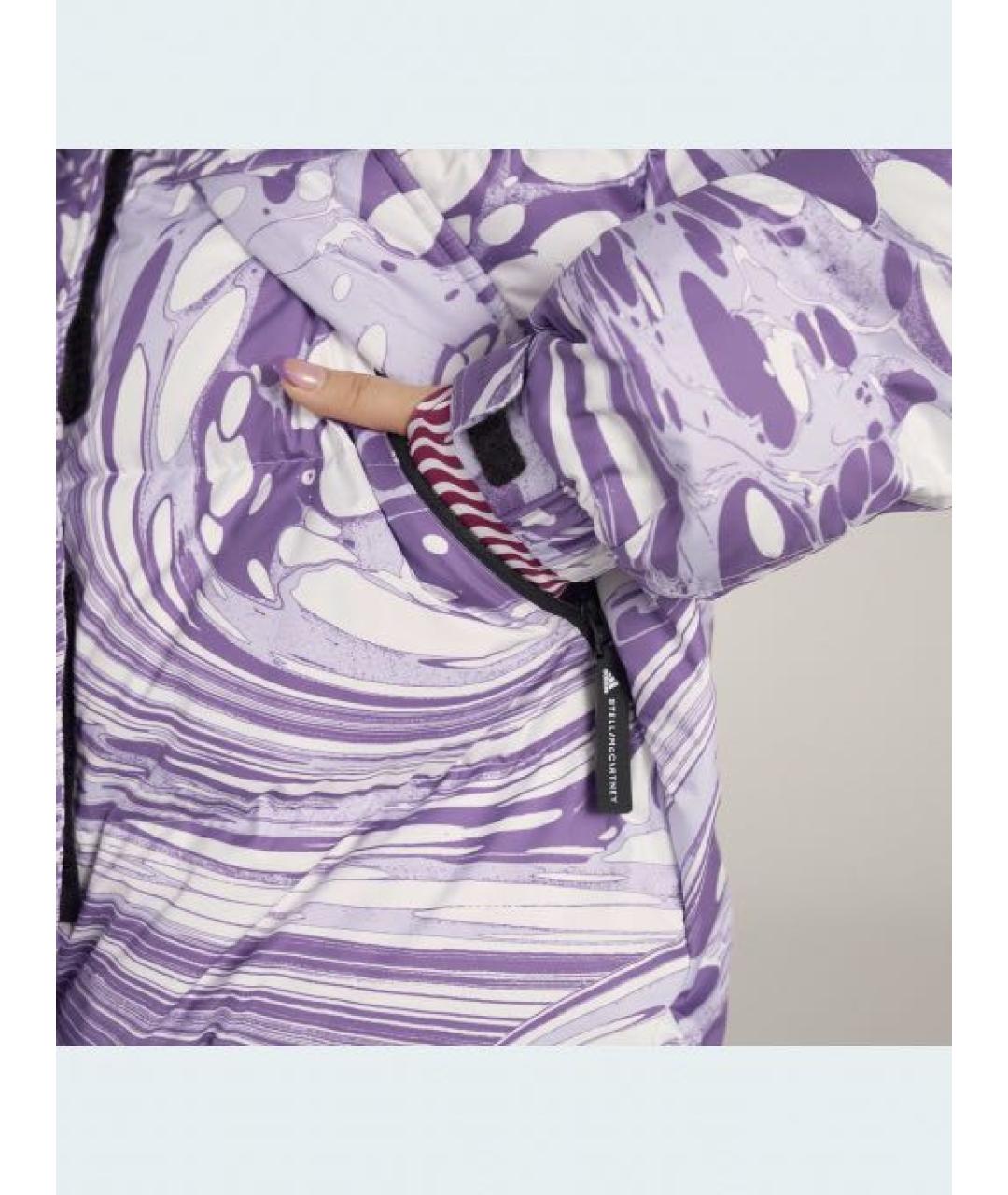 ADIDAS BY STELLA MCCARTNEY Фиолетовая полиэстеровая куртка, фото 4