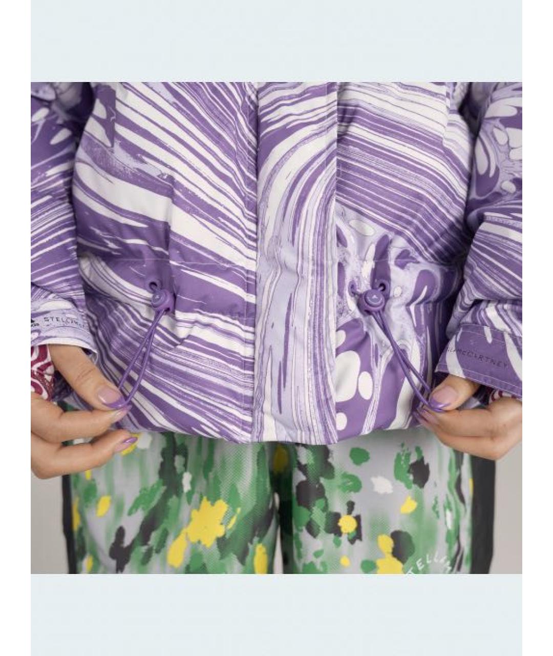 ADIDAS BY STELLA MCCARTNEY Фиолетовая полиэстеровая куртка, фото 5