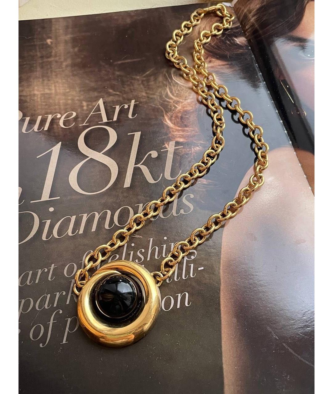 MONET Золотое позолоченное колье, фото 5