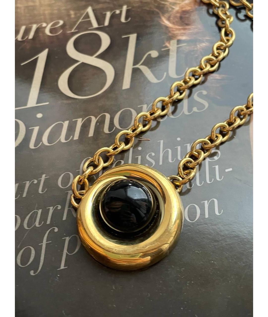 MONET Золотое позолоченное колье, фото 4