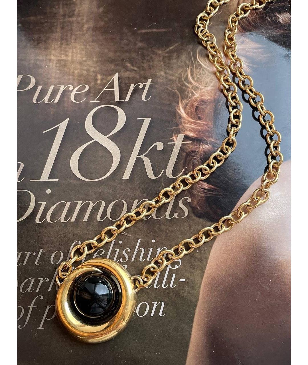 MONET Золотое позолоченное колье, фото 3