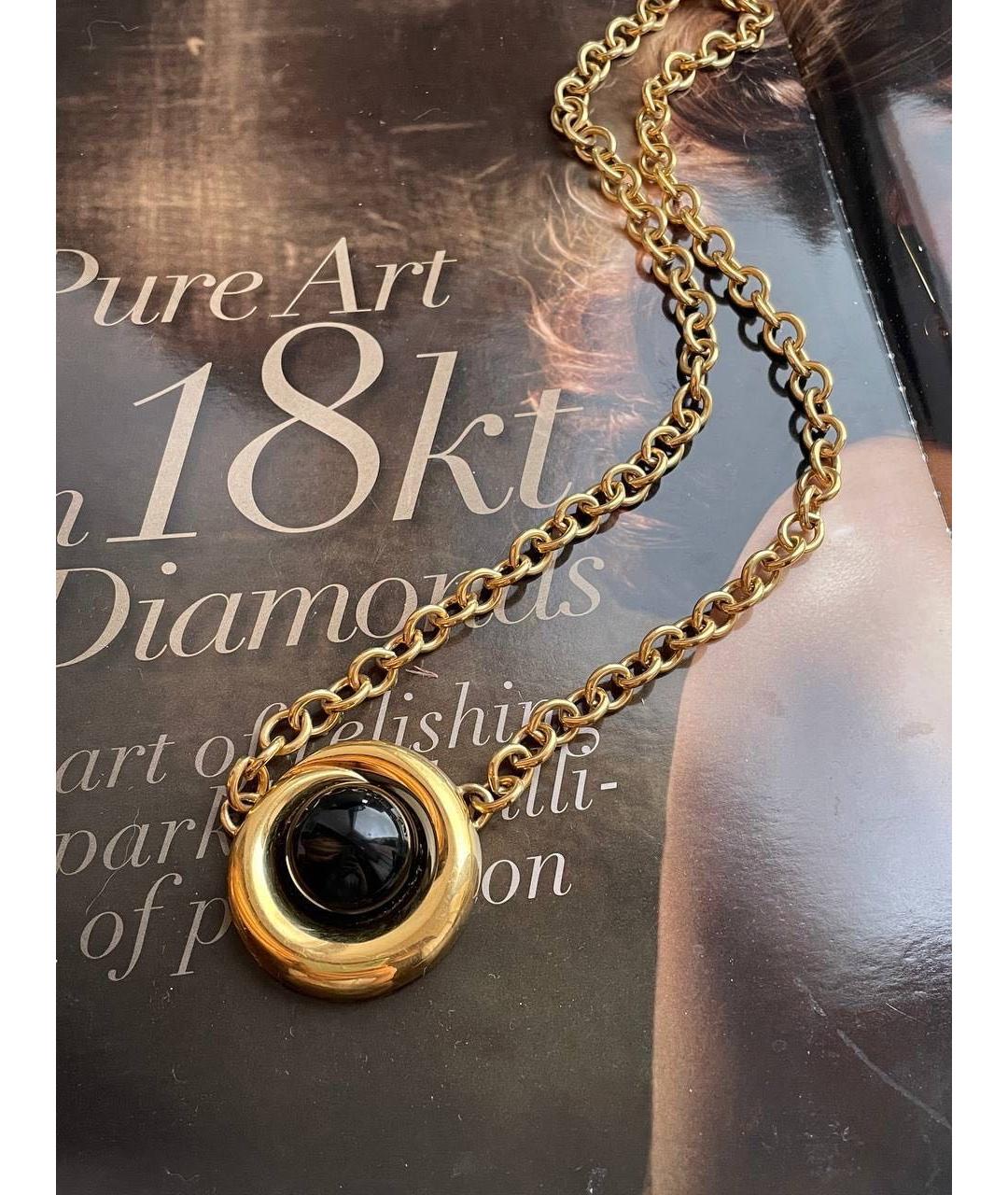 MONET Золотое позолоченное колье, фото 6