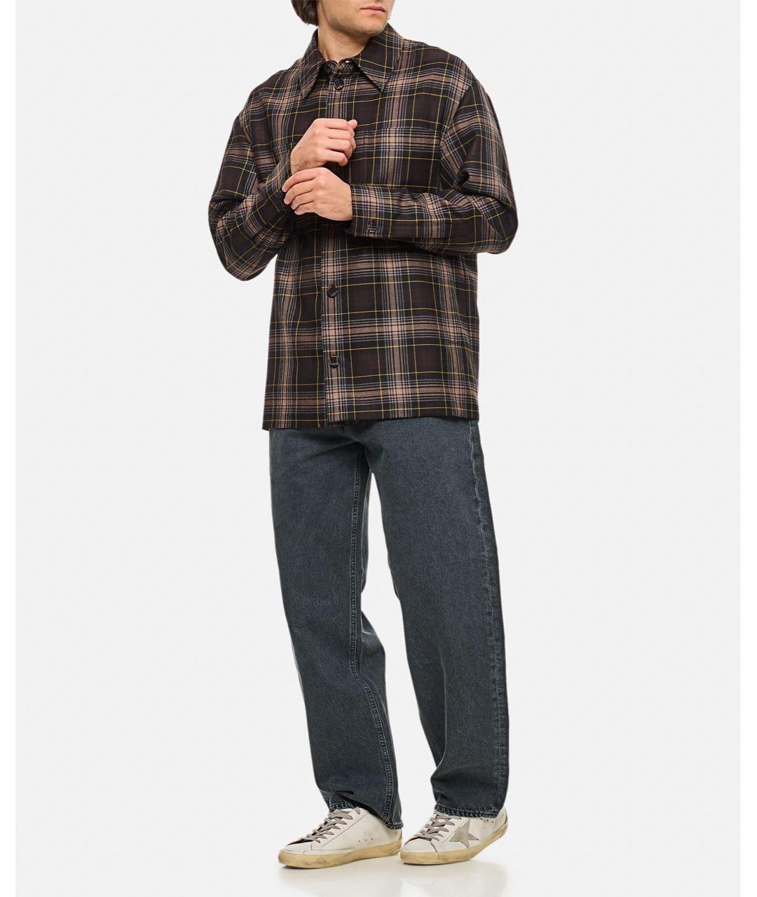 FENDI Коричневая шерстяная куртка, фото 4