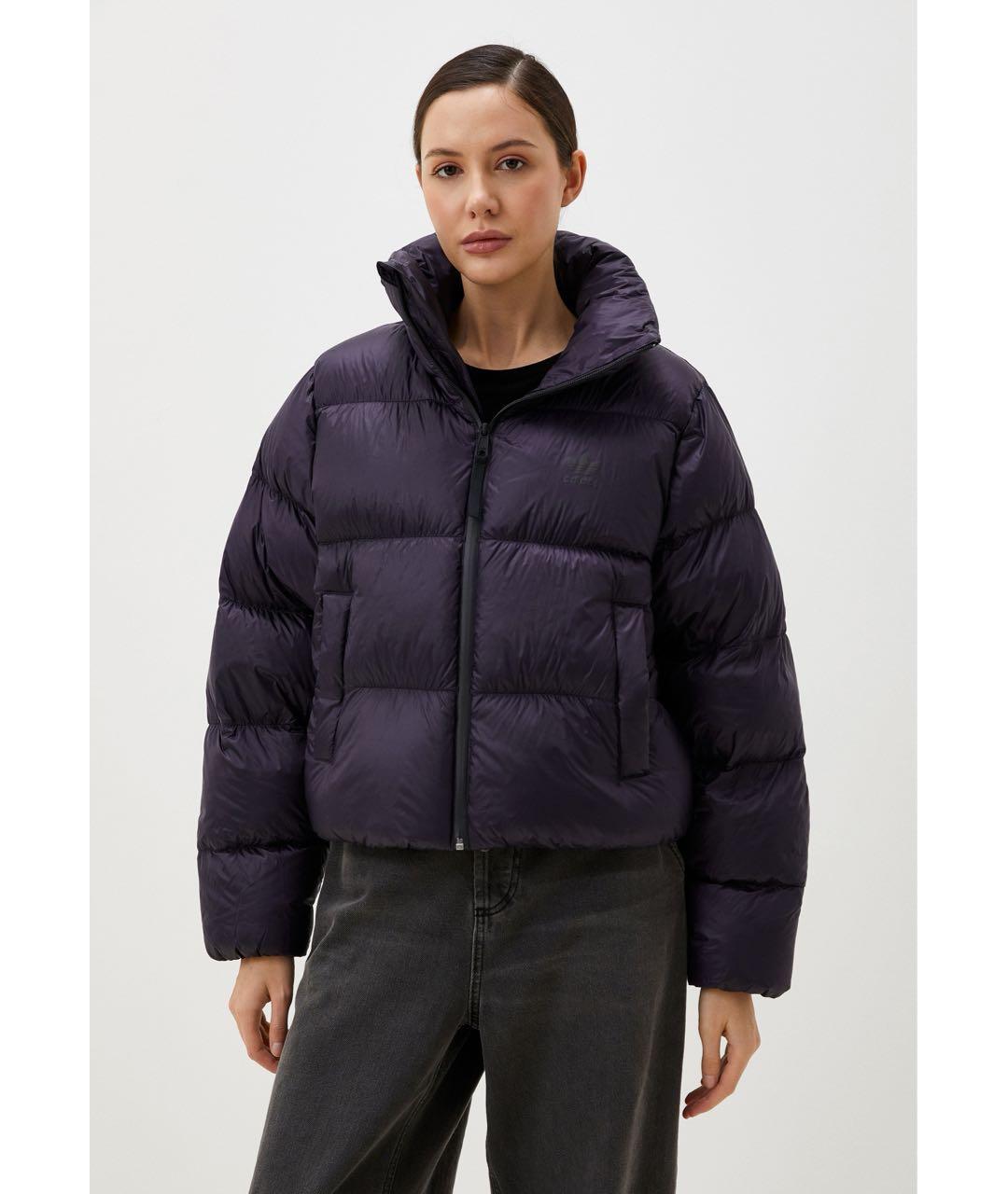 ADIDAS Фиолетовый полиамидовый пуховик, фото 6