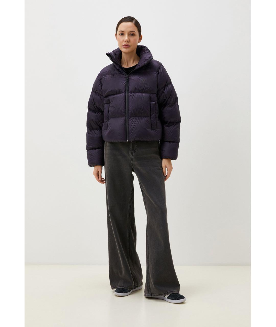 ADIDAS Фиолетовый полиамидовый пуховик, фото 2