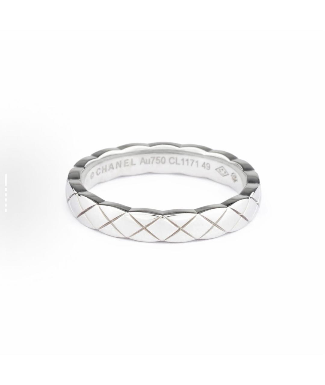 CHANEL Серебряное кольцо из белого золота, фото 3