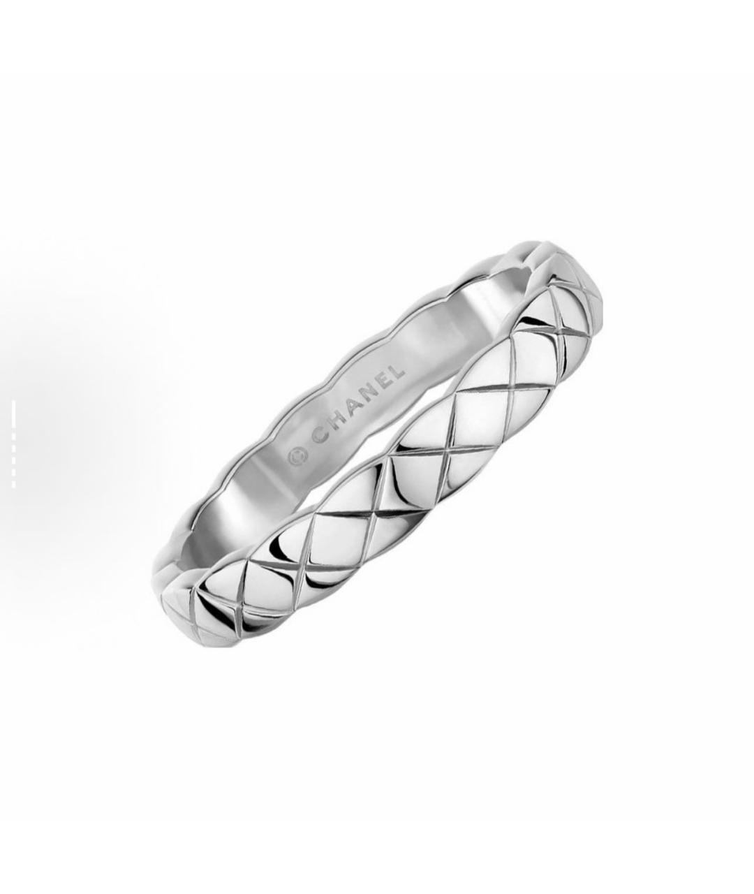 CHANEL Серебряное кольцо из белого золота, фото 2