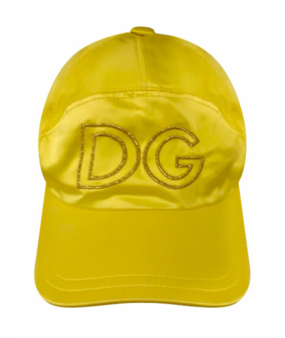 DOLCE&GABBANA Желтая кепка, фото 1