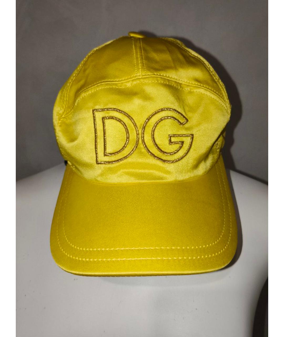 DOLCE&GABBANA Желтая кепка, фото 4