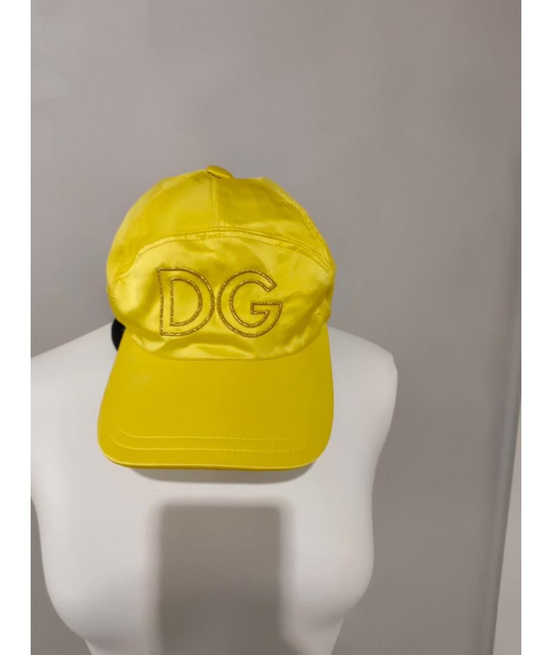 DOLCE&GABBANA Желтая кепка, фото 8