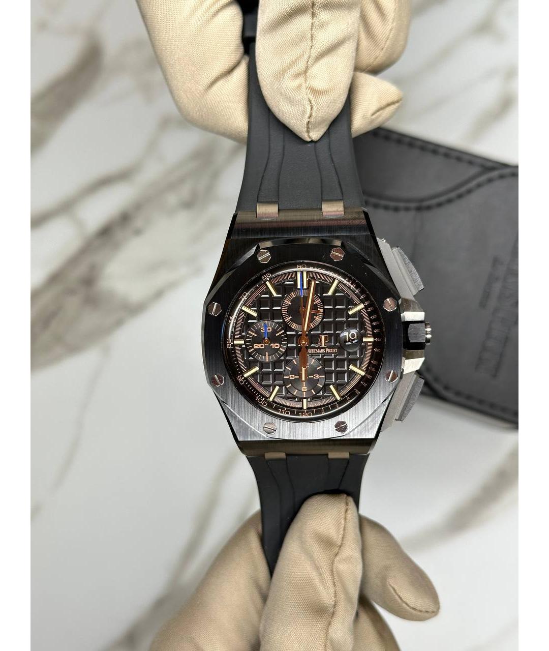 Audemars Piguet Черные керамические часы, фото 2