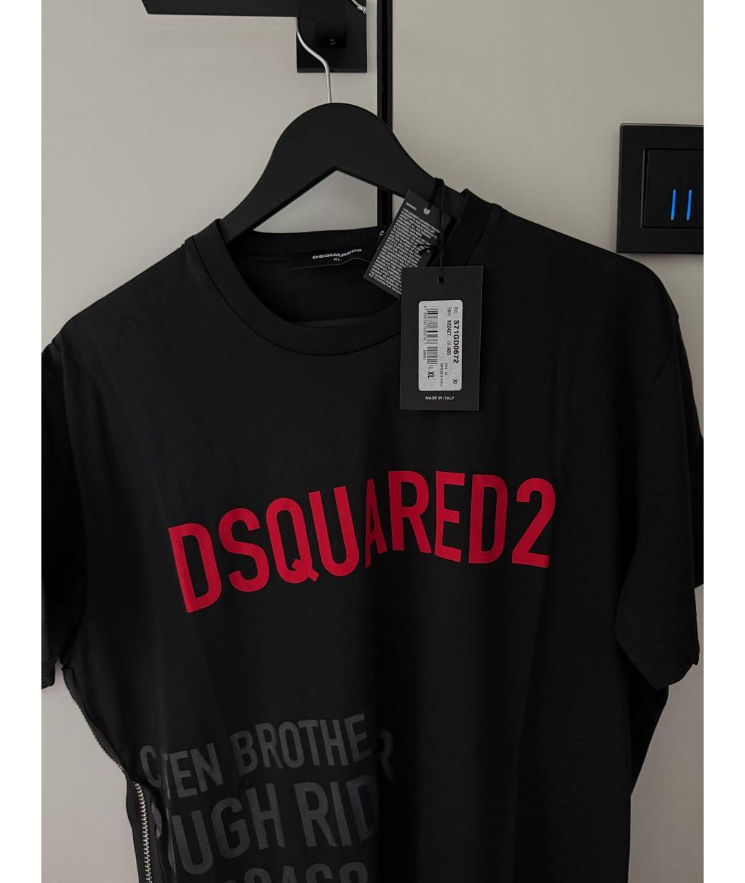 DSQUARED2 Черная футболка, фото 2