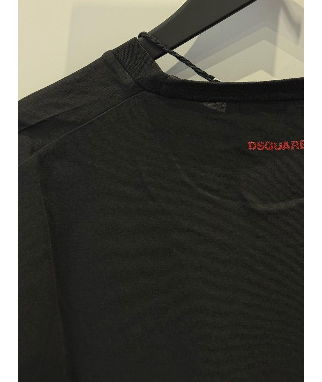 DSQUARED2 Черная футболка, фото 4