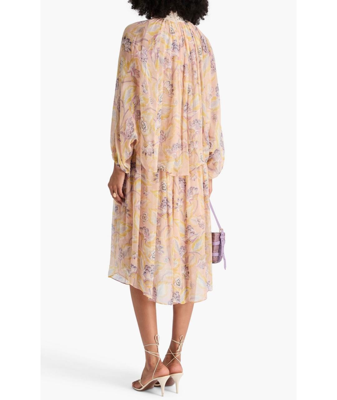 ZIMMERMANN Розовое коктейльное платье, фото 3