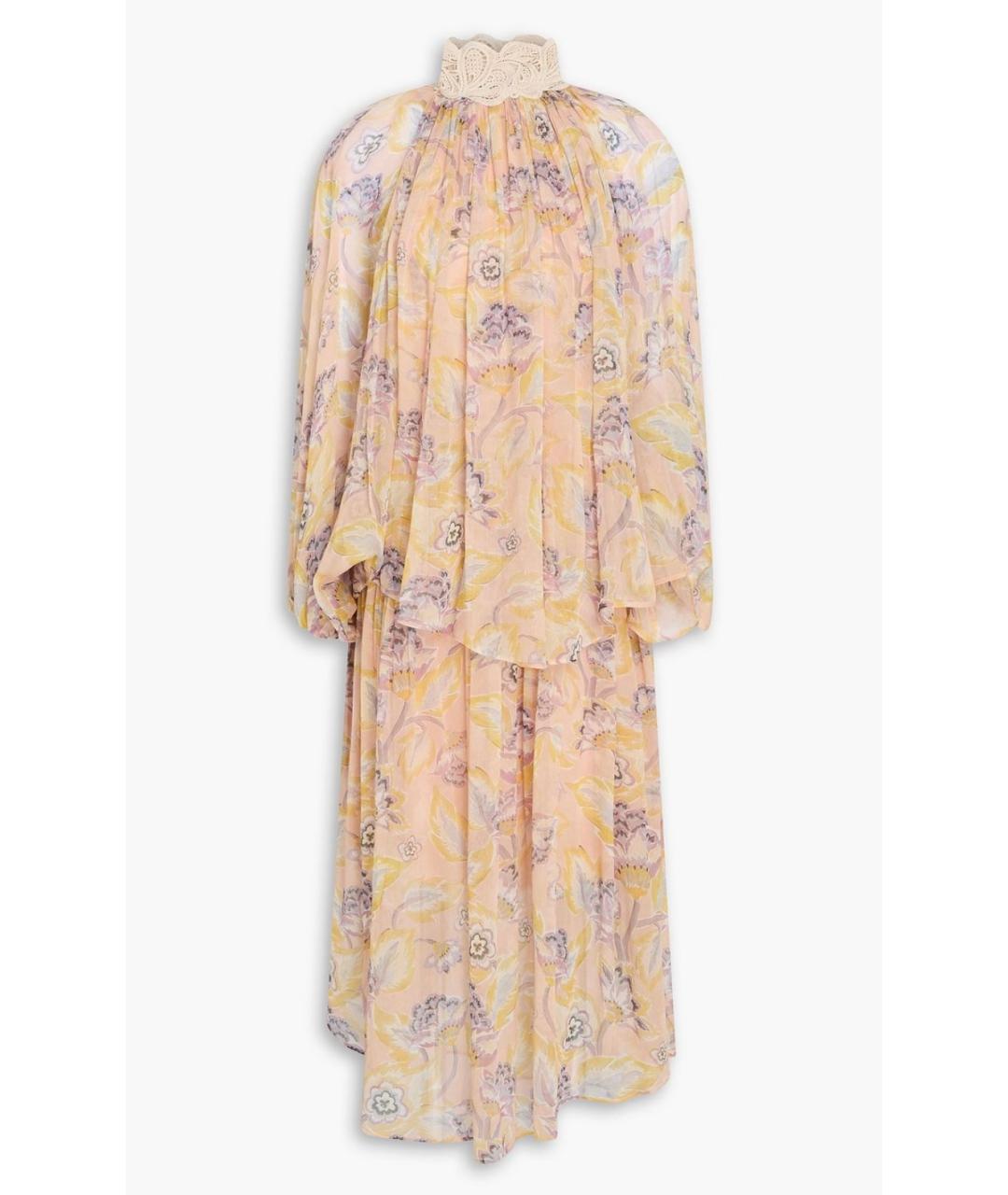 ZIMMERMANN Розовое коктейльное платье, фото 4