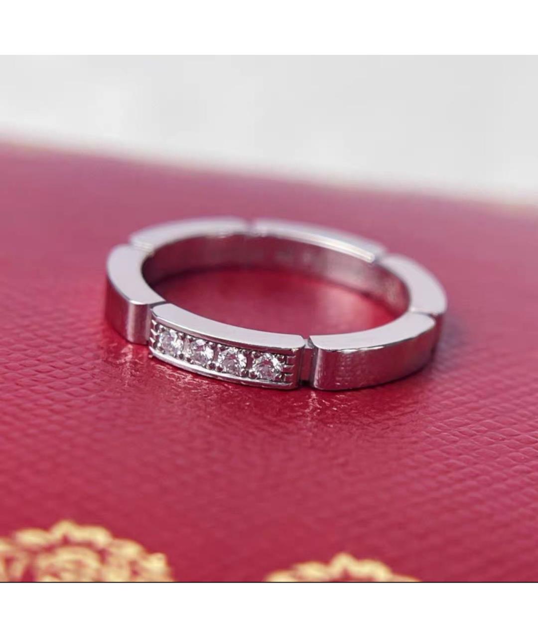 CARTIER Белое кольцо из белого золота, фото 5
