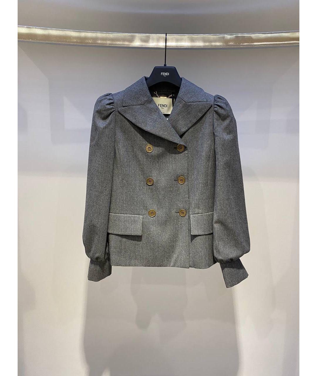 FENDI Серый костюм с брюками, фото 2