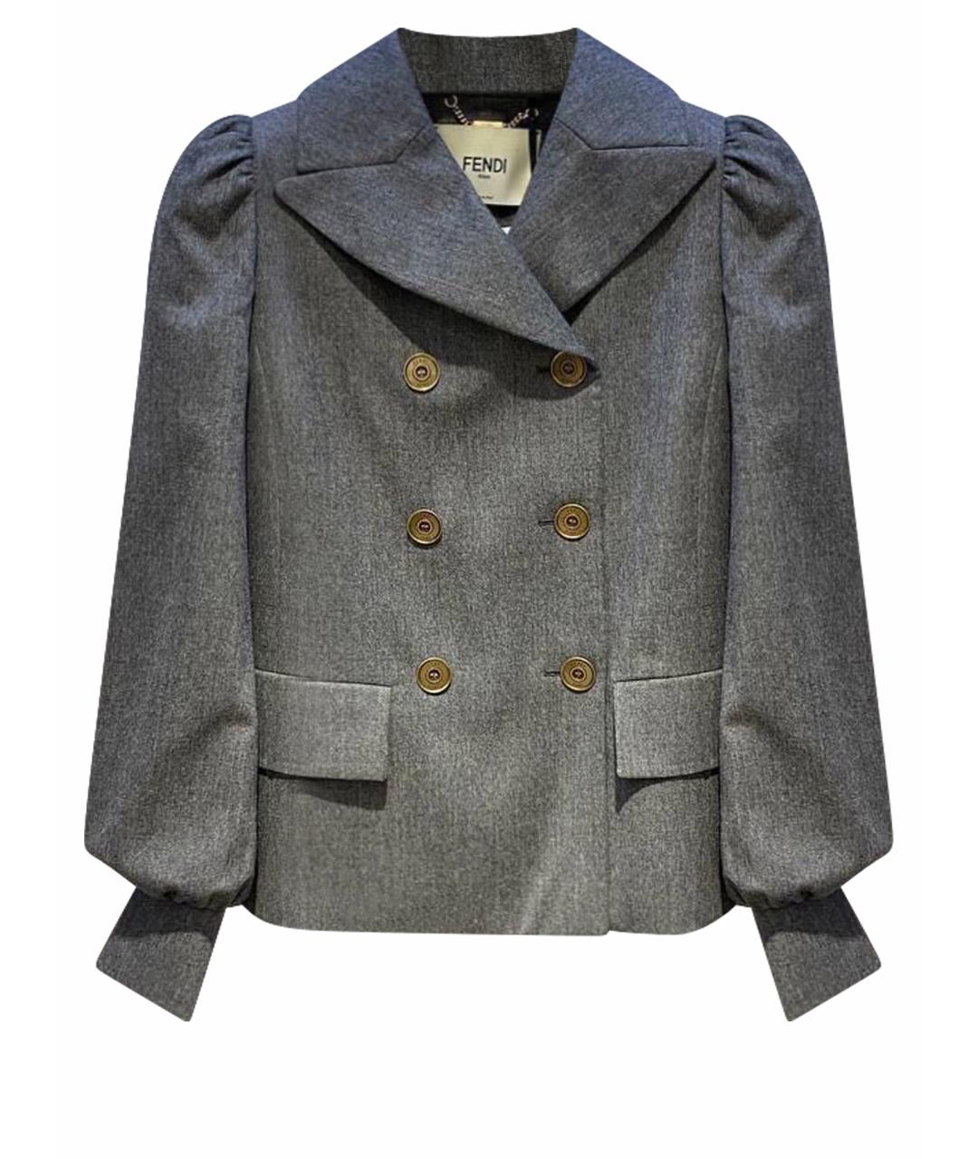 FENDI Серый костюм с брюками, фото 1