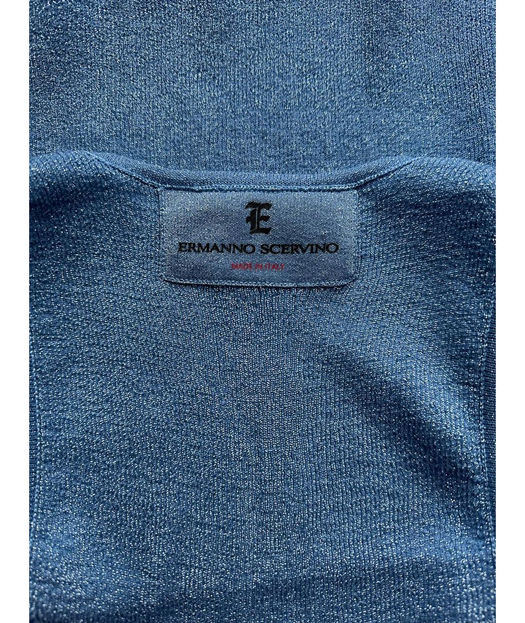 ERMANNO SCERVINO Голубая майка, фото 3