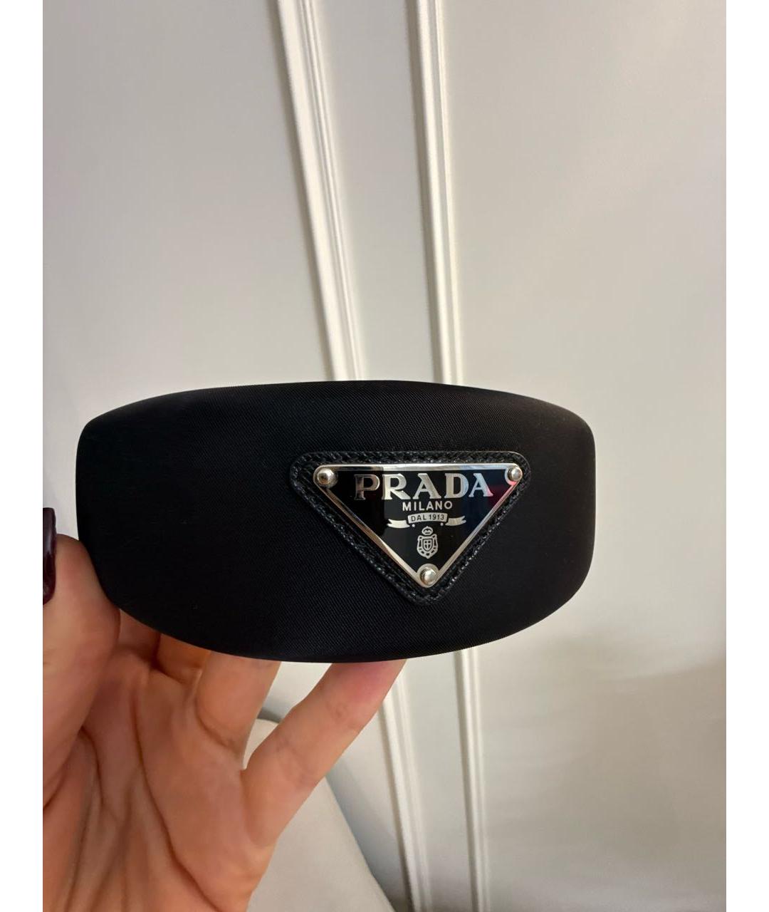 PRADA Черный ободок, фото 5