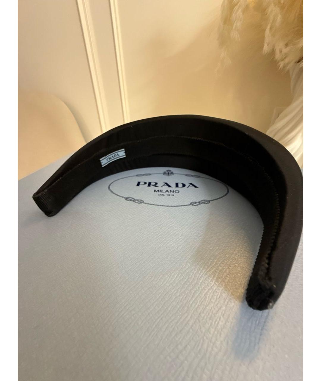 PRADA Черный ободок, фото 3