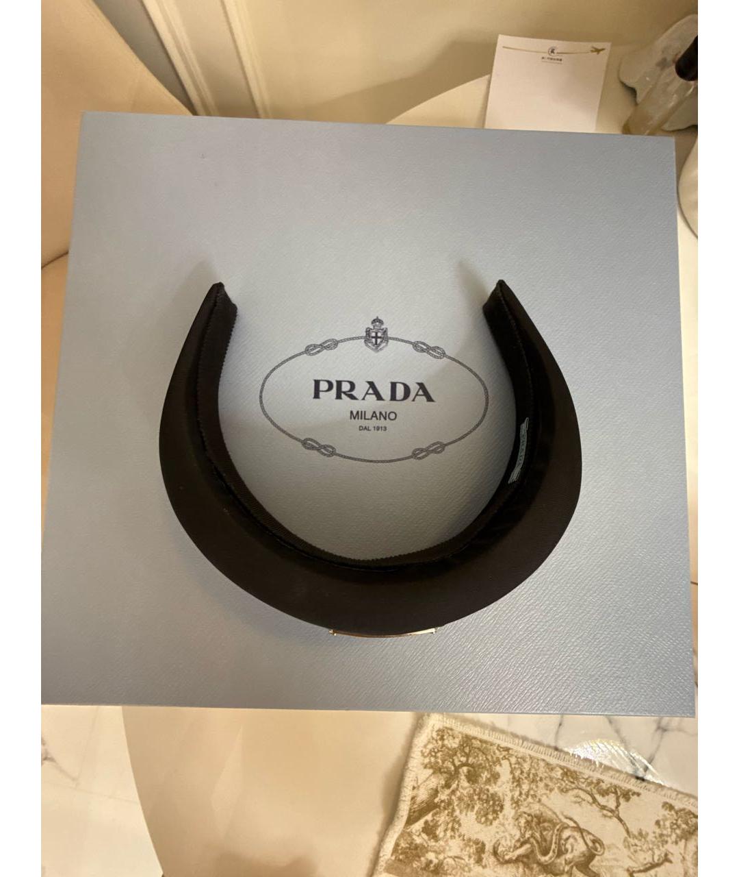 PRADA Черный ободок, фото 2