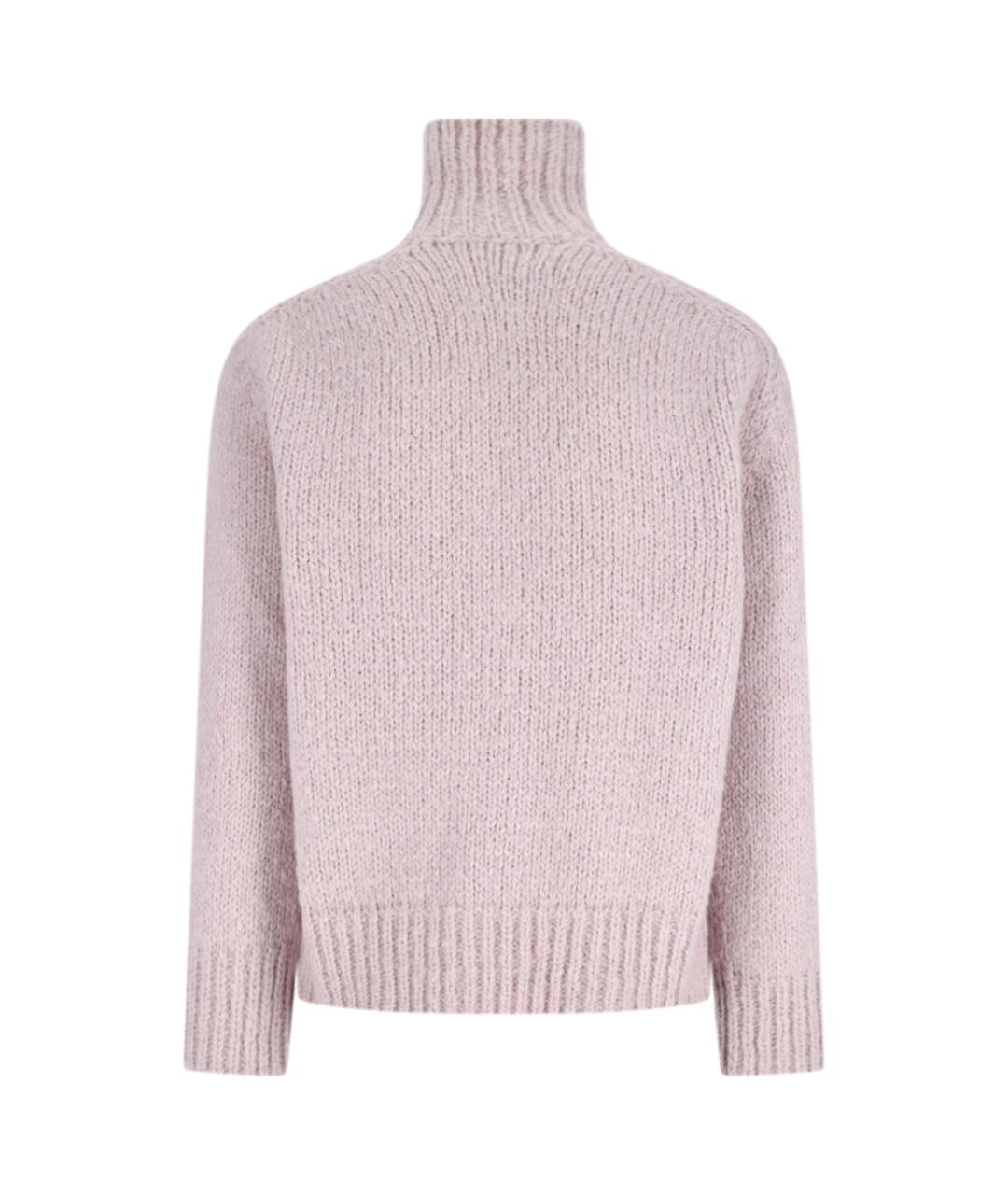 JIL SANDER Розовый шерстяной кардиган, фото 2