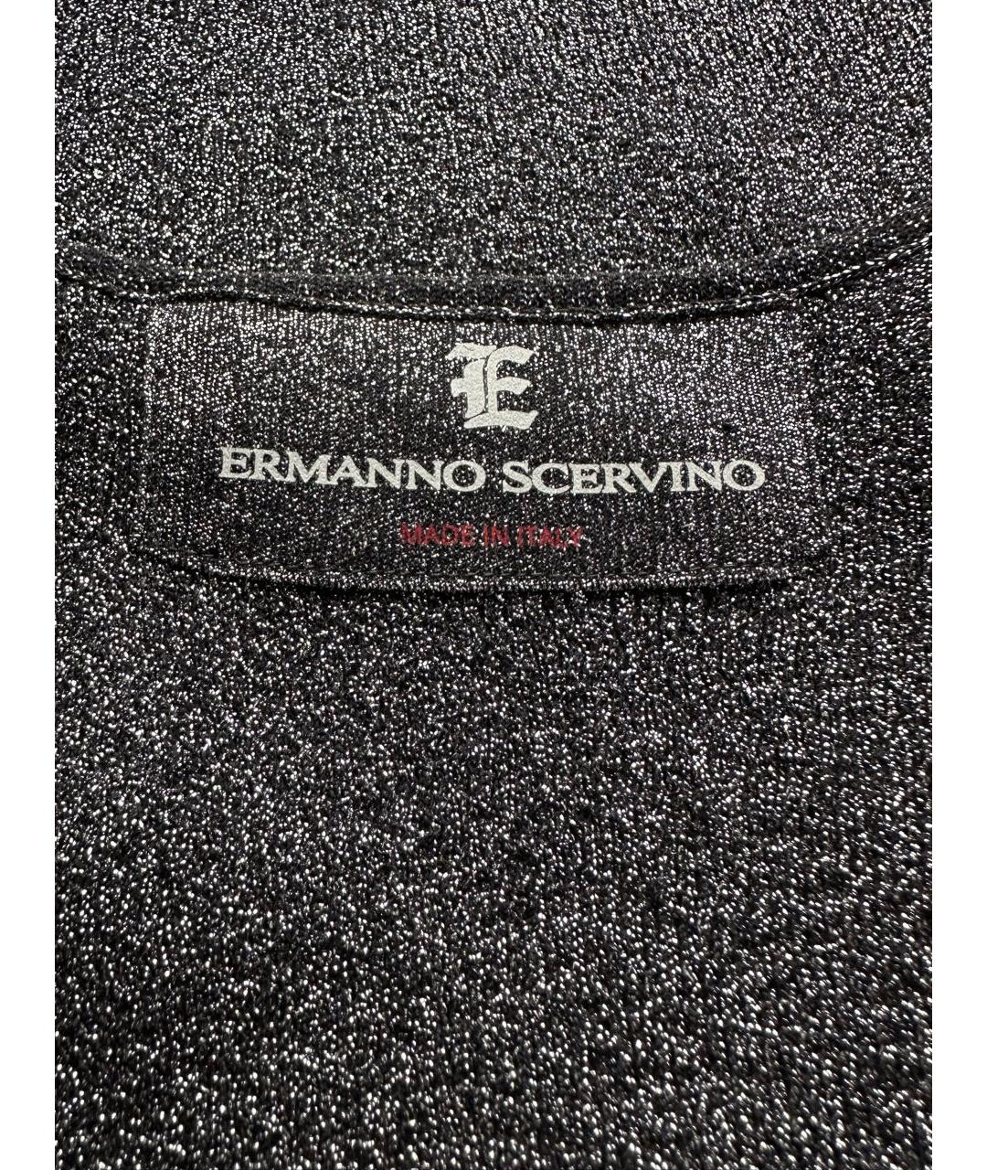 ERMANNO SCERVINO Серебряная майка, фото 3