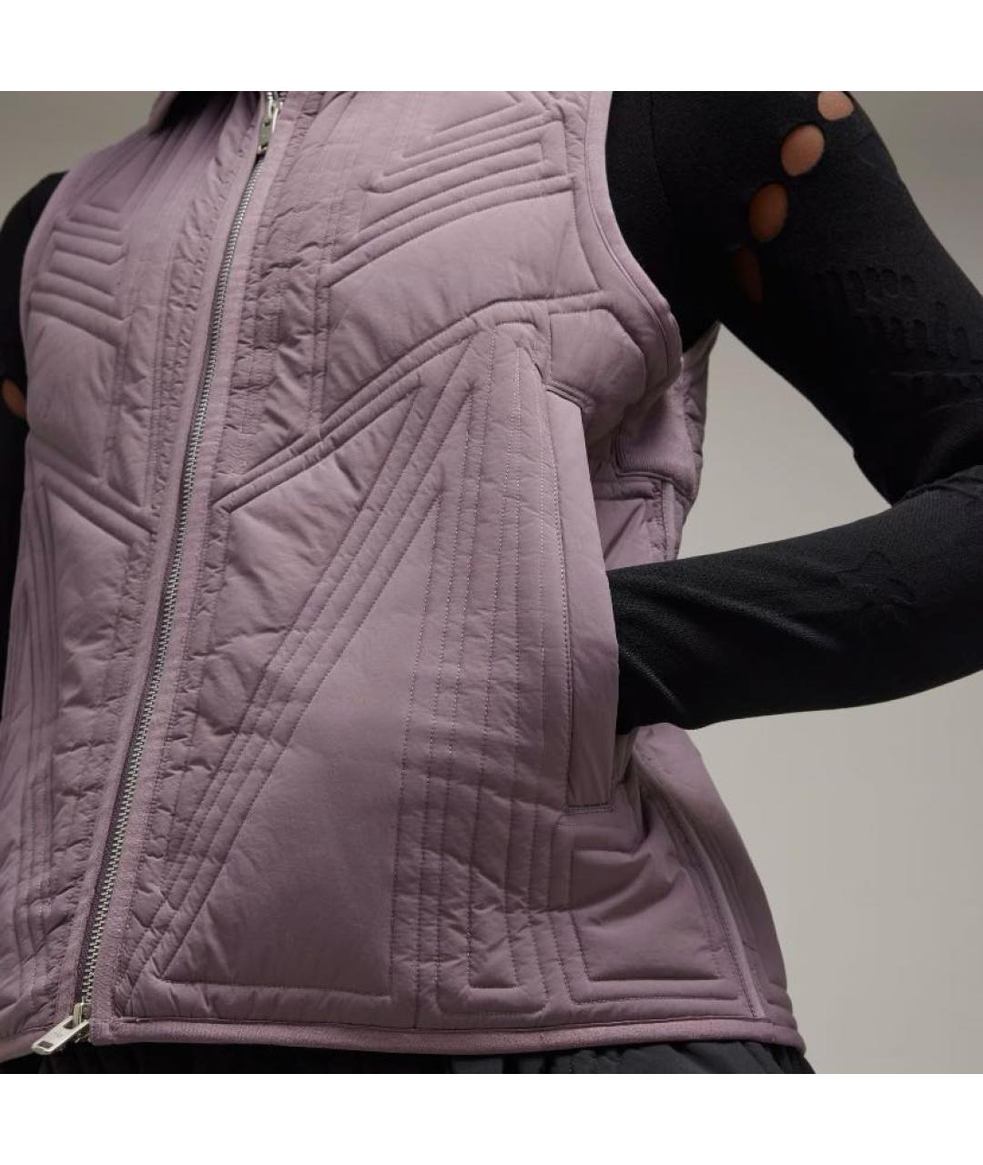 ADIDAS Фиолетовый полиамидовый жилет, фото 6