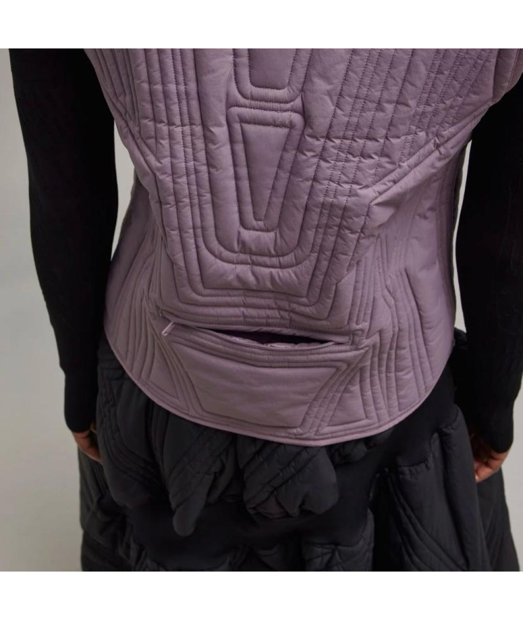 ADIDAS Фиолетовый полиамидовый жилет, фото 7
