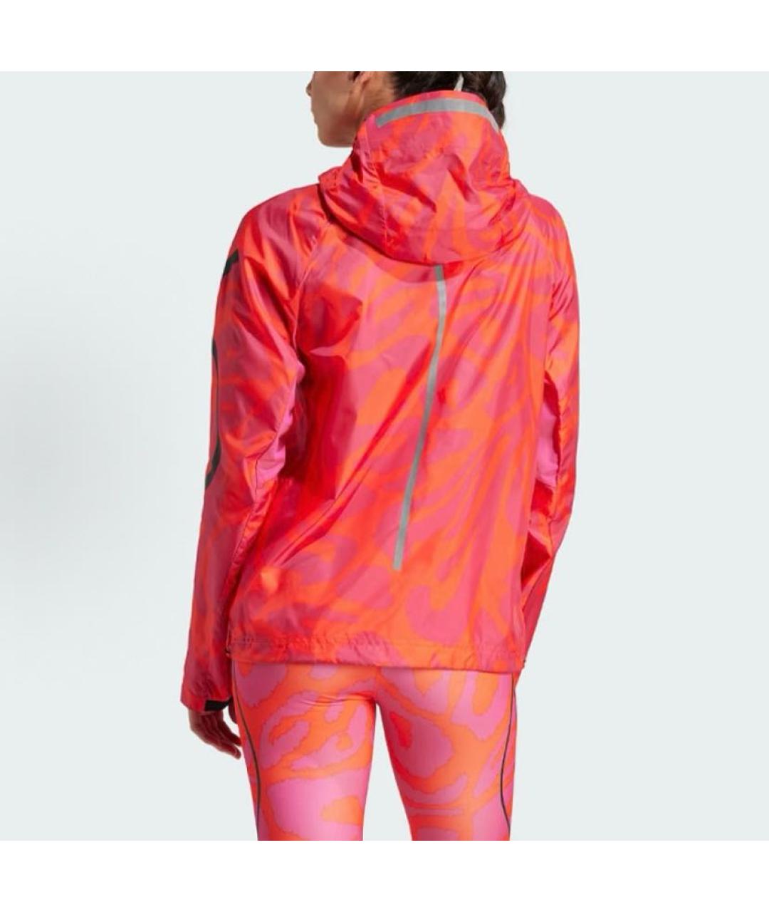 ADIDAS BY STELLA MCCARTNEY Красная полиэстеровая куртка, фото 3