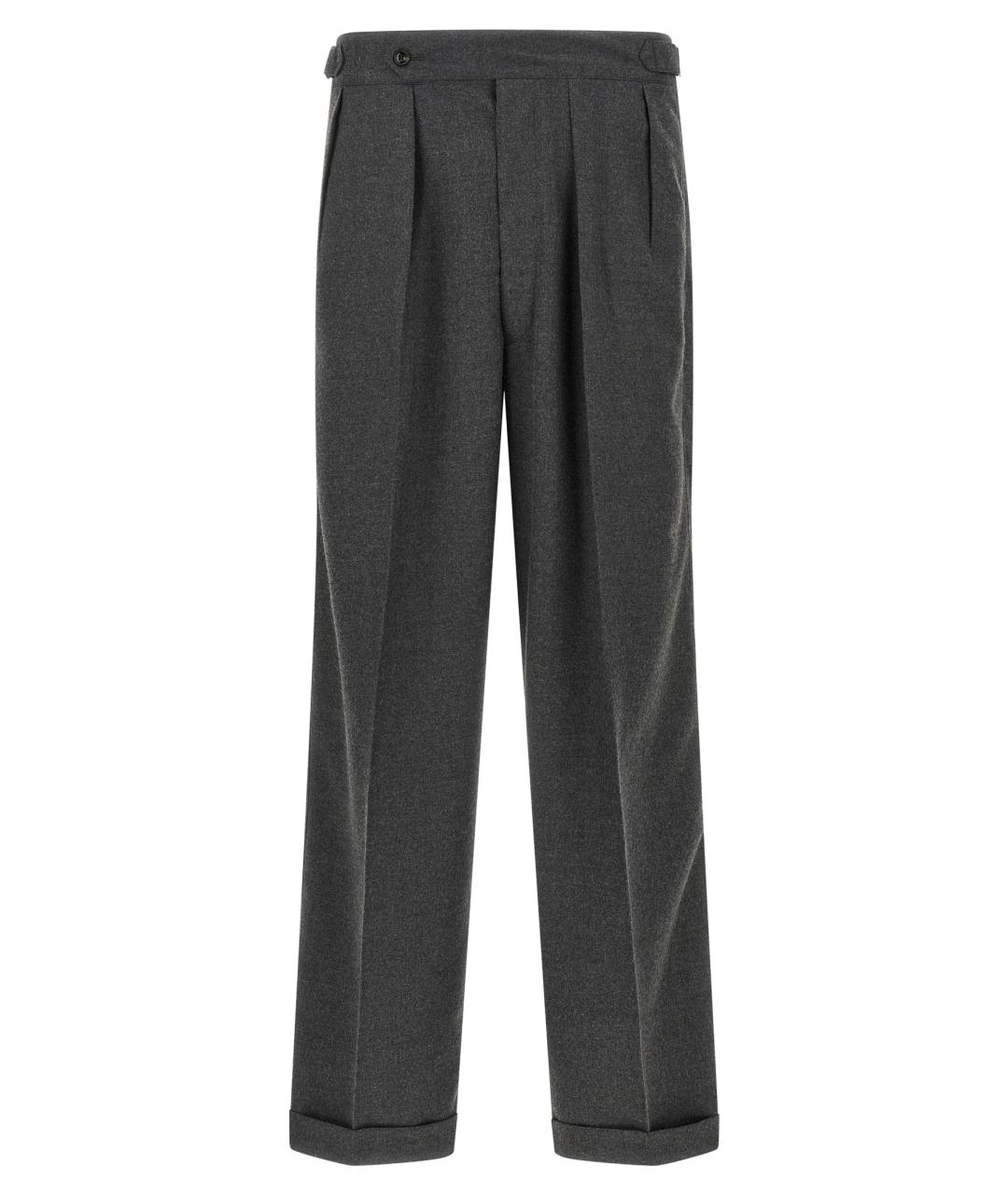 CELLAR DOOR Серые вискозные повседневные брюки, фото 1