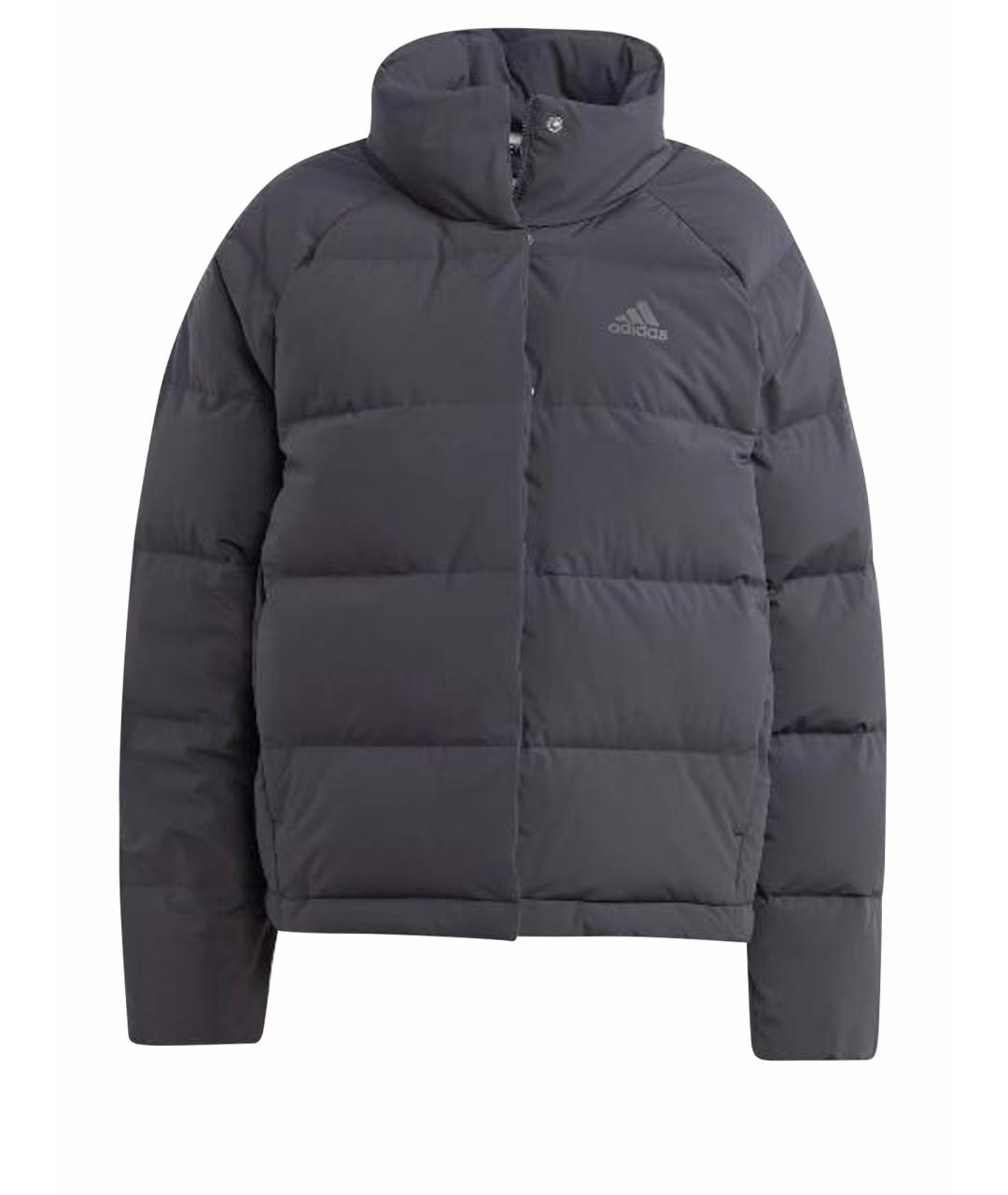 ADIDAS Черный полиэстеровый пуховик, фото 1